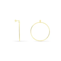 Créoles Tia Flexible Geometrique Or Jaune