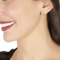 Créoles Timira Or Jaune Diamant