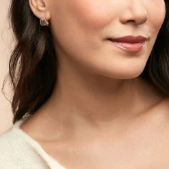 Créoles Timmy Plaqué Or Jaune