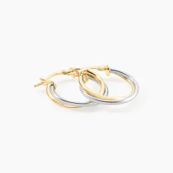 Créoles Tita Or Bicolore