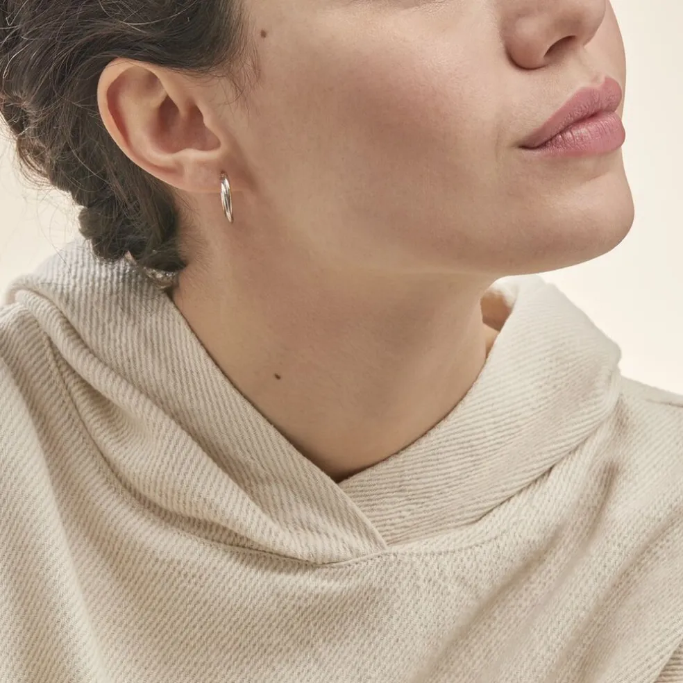 Créoles Tita Or Bicolore