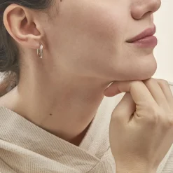 Créoles Tita Or Bicolore