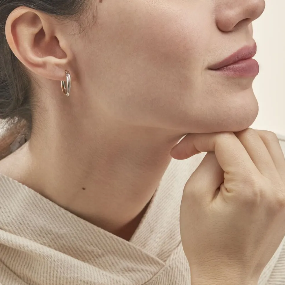 Créoles Tita Or Bicolore