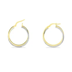 Créoles Tita Or Bicolore