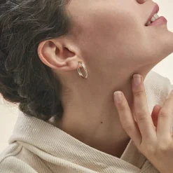 Créoles Tita Or Bicolore