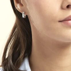 Créoles Ugenie Or Blanc