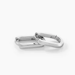 Créoles Urban Line Acier Blanc