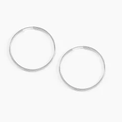 Créoles Valencina Or Blanc