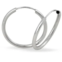 Créoles Valencina Or Blanc