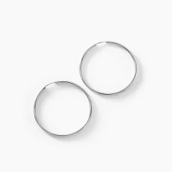 Créoles Valencina Or Blanc