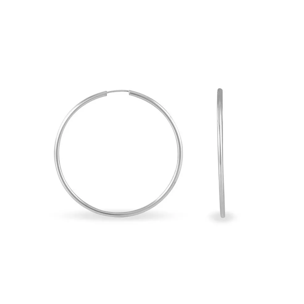 Créoles Valencina Or Blanc