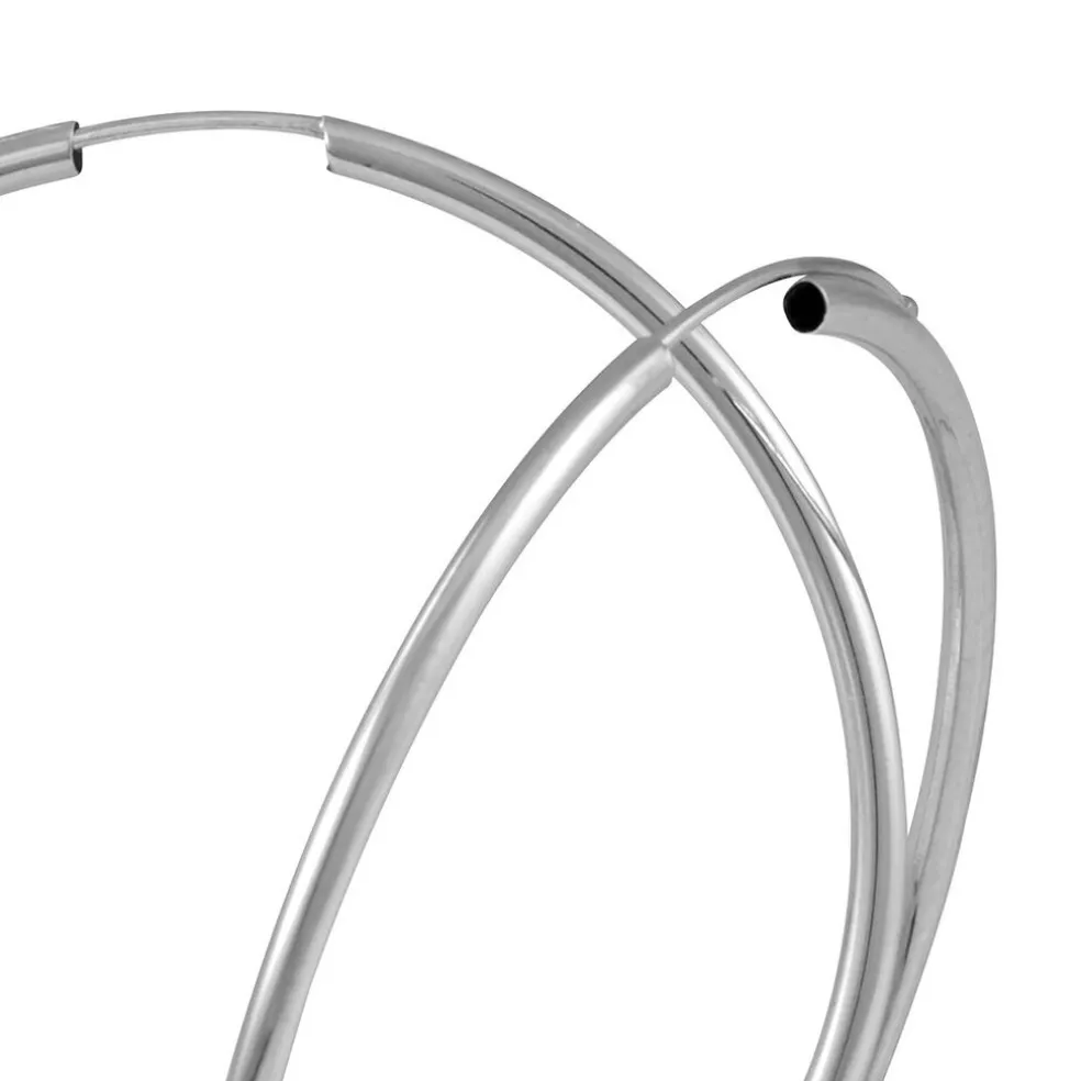 Créoles Valencina Or Blanc