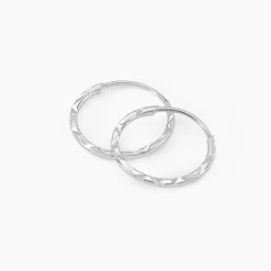 Créoles Valerina Or Blanc