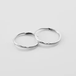 Créoles Valerina Or Blanc