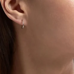 Créoles Valerina Or Blanc