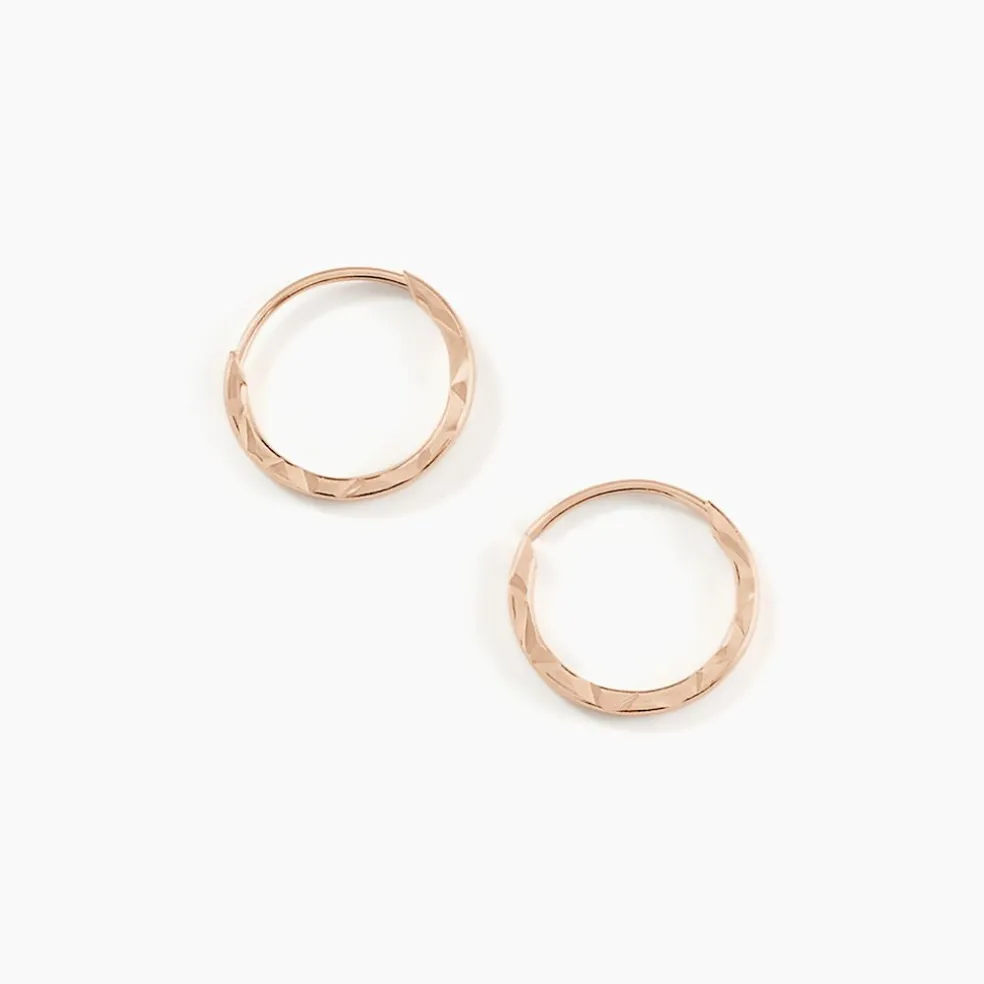 Créoles Valerina Or Rose