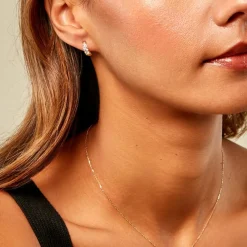 Créoles Victorico Or Jaune Oxyde De Zirconium