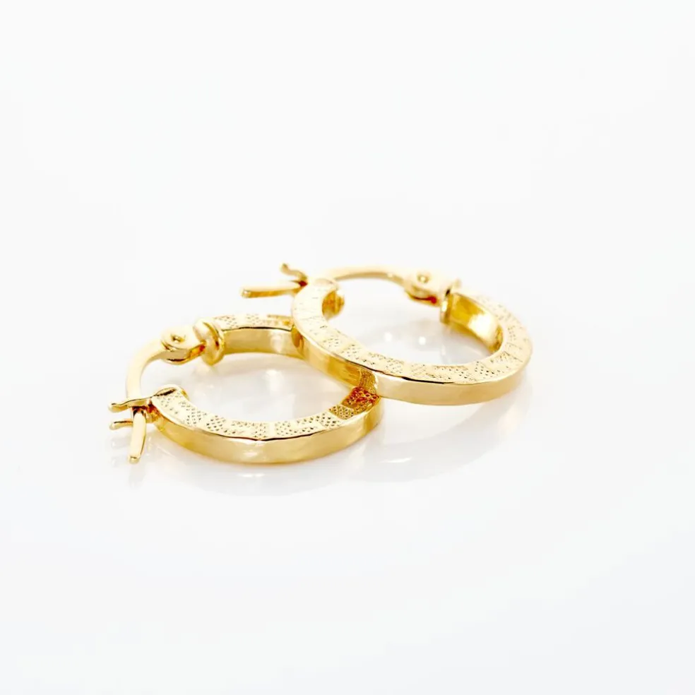 Créoles Xanthia Or Jaune