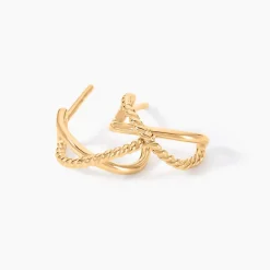 Créoles Zya Plaqué Or Jaune