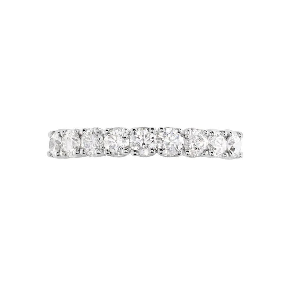 Demi Alliance Eloise Platine Blanc Diamant