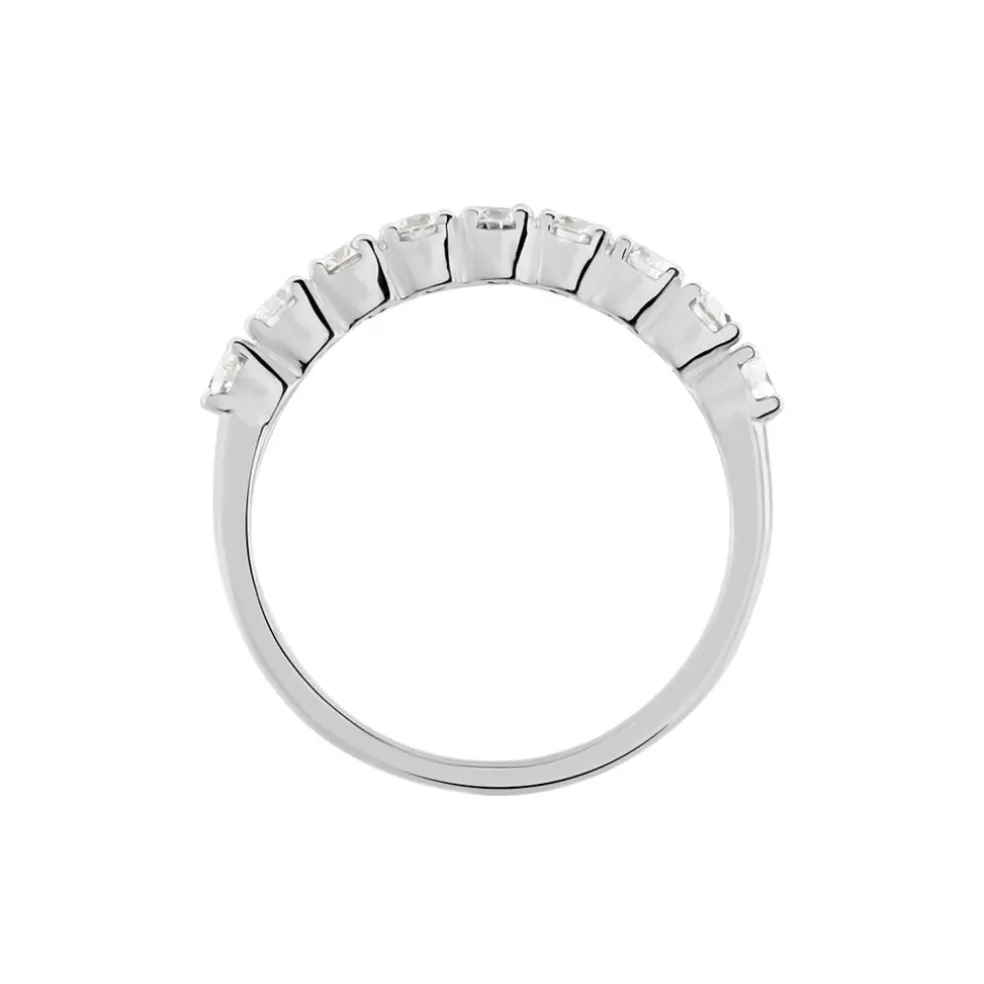 Demi Alliance Eloise Platine Blanc Diamant