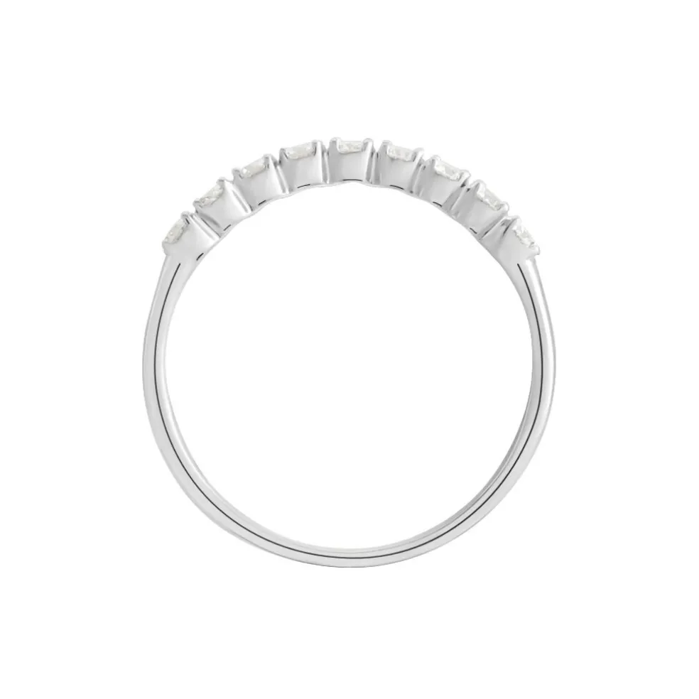 Demi Alliance Eloise Platine Blanc Diamant