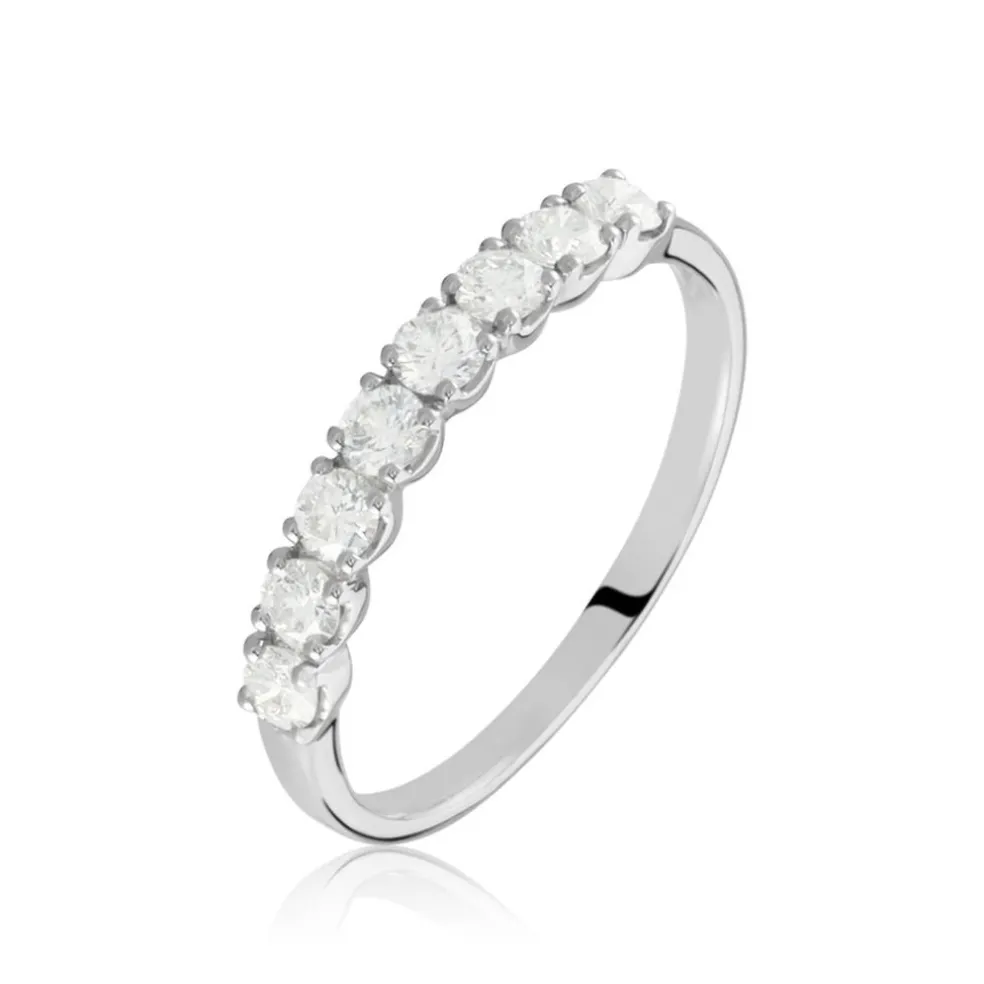 Demi Alliance Eloise Platine Blanc Diamant