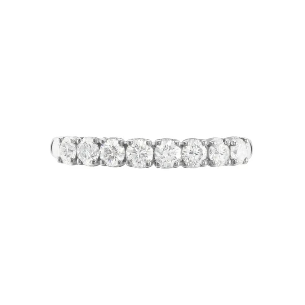 Demi Alliance Eloise Platine Blanc Diamant