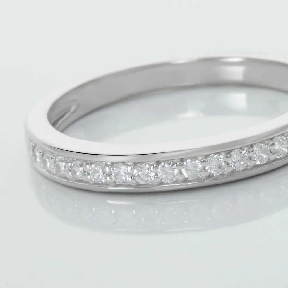 Demi Alliance Heket Argent Blanc Oxyde De Zirconium