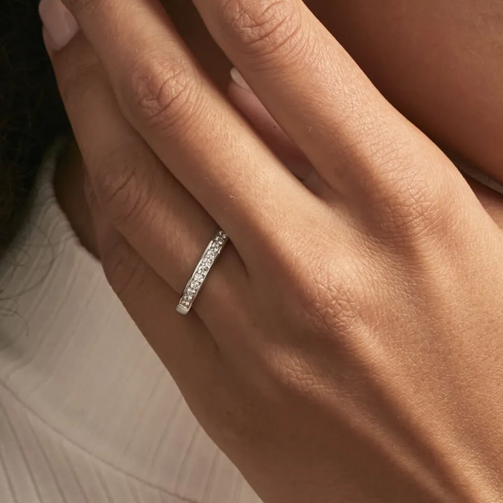 Demi Alliance Heket Argent Blanc Oxyde De Zirconium