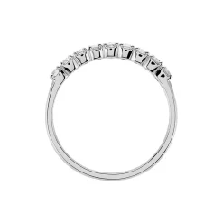 Demi Alliance Hera Platine Blanc Diamant