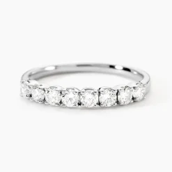 Demi Alliance Hera Platine Blanc Diamant