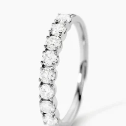 Demi Alliance Hera Platine Blanc Diamant