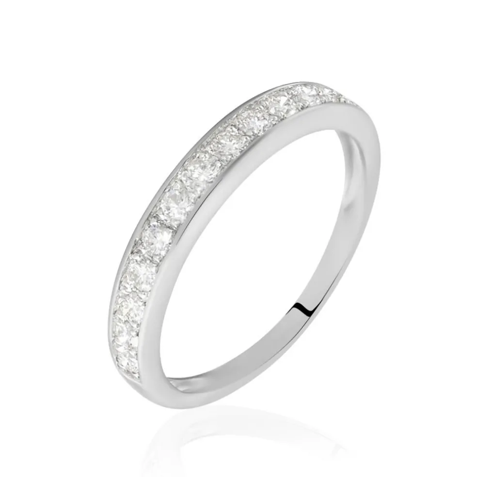 Demi Alliance Juliette Platine Blanc Diamant