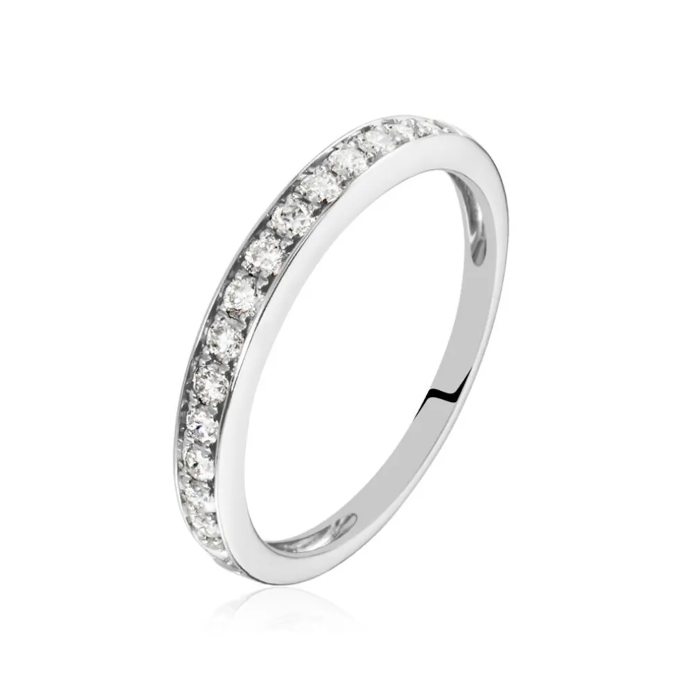 Demi Alliance Juliette Platine Blanc Diamant