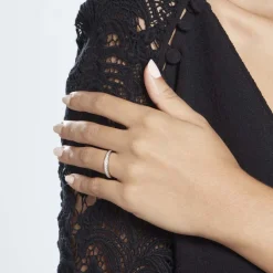 Demi Alliance Juliette Platine Blanc Diamant