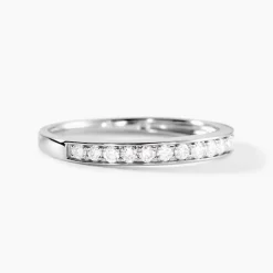Demi Alliance Rhea Platine Blanc Diamant