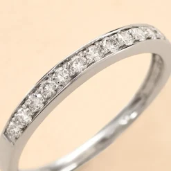 Demi Alliance Rhea Platine Blanc Diamant