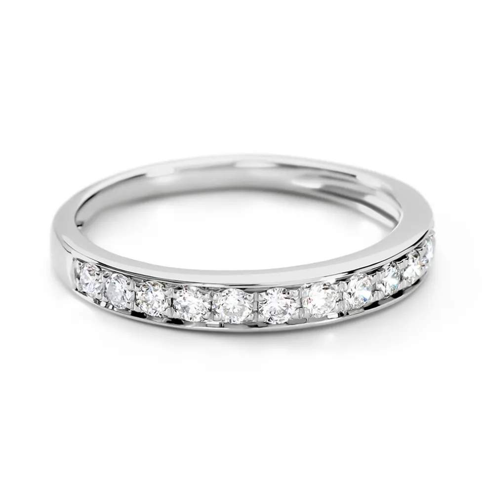 Demi Alliance Rhea Platine Blanc Diamant