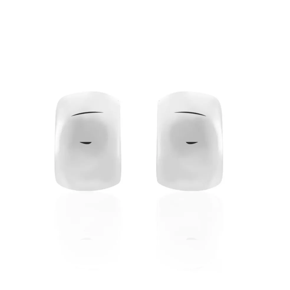 Demi Creoles Argent Blanc Cyrilla