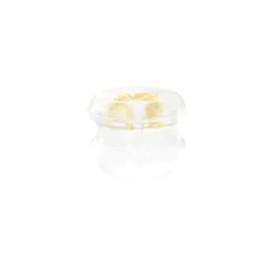 Fermoir Boucle D'oreille Silicone Or Jaune