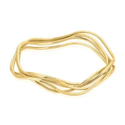 Jonc Gold Aura Acier Jaune