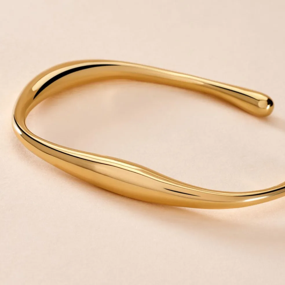 Jonc Gold Aura Acier Jaune