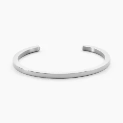 Jonc Jourdan Teno Acier Argenté