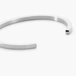 Jonc Jourdan Teno Acier Argenté