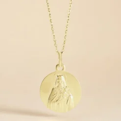 Médaille Or Jaune Sainte Thérèse