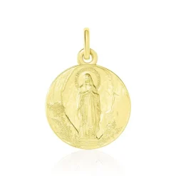 Medaille Or Jaune Vierge