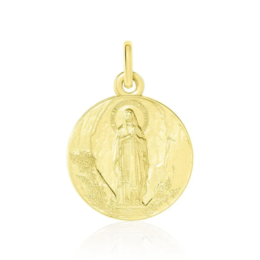 Medaille Or Jaune Vierge