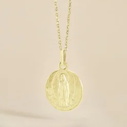 Medaille Or Jaune Vierge