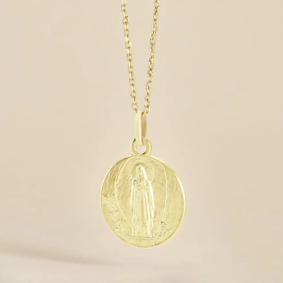 Medaille Or Jaune Vierge